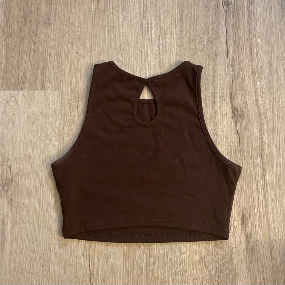 “Honey” Bedazzled Cropped Halter Top - Picture 2 of 2